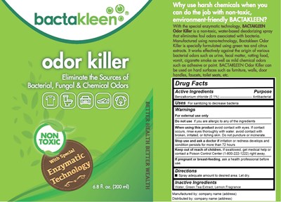 Odor Killer (Bactakleen Odor Killer Final)